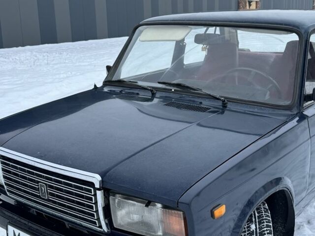 Синий ВАЗ 2107, объемом двигателя 1.5 л и пробегом 127 тыс. км за 1000 $, фото 1 на Automoto.ua