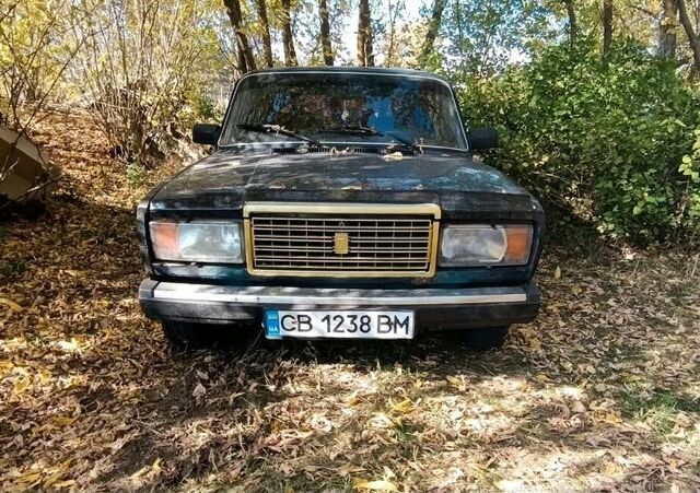 Синий ВАЗ 2107, объемом двигателя 1.5 л и пробегом 270 тыс. км за 621 $, фото 1 на Automoto.ua