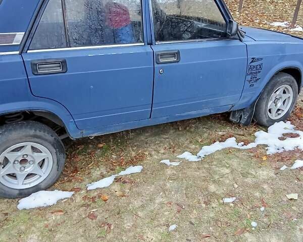 Синий ВАЗ 2107, объемом двигателя 1.5 л и пробегом 57 тыс. км за 600 $, фото 1 на Automoto.ua
