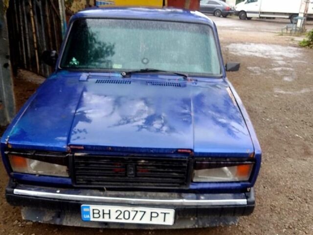 Синий ВАЗ 2107, объемом двигателя 1.5 л и пробегом 100 тыс. км за 900 $, фото 1 на Automoto.ua