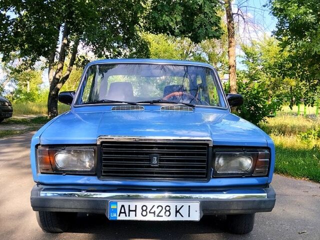 Синий ВАЗ 2107, объемом двигателя 1.5 л и пробегом 49 тыс. км за 650 $, фото 1 на Automoto.ua