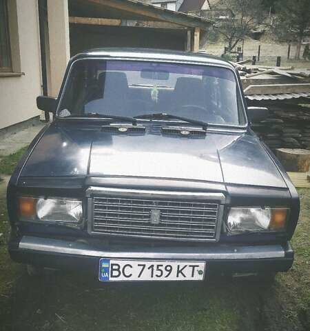 Синий ВАЗ 2107, объемом двигателя 1.5 л и пробегом 170 тыс. км за 890 $, фото 1 на Automoto.ua