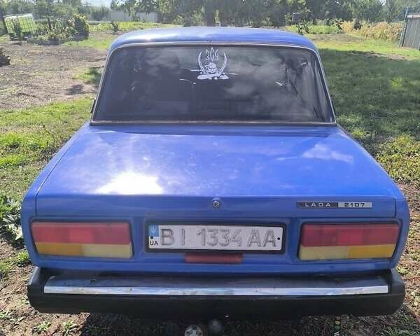 Синий ВАЗ 2107, объемом двигателя 0 л и пробегом 50 тыс. км за 1100 $, фото 1 на Automoto.ua