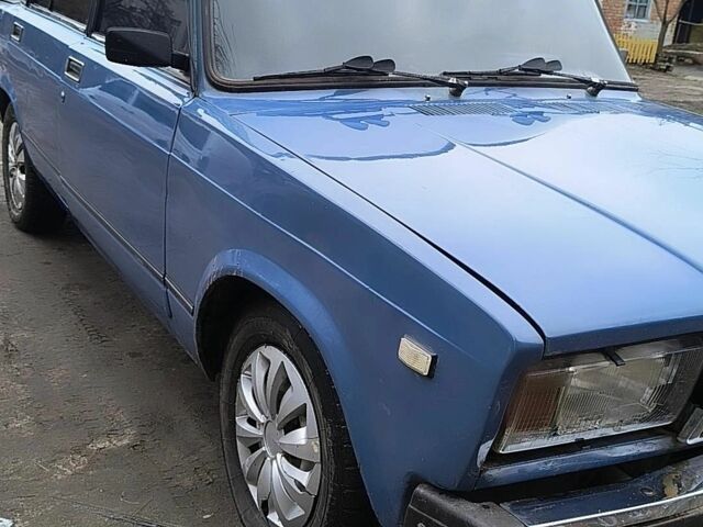 Синій ВАЗ 2107, об'ємом двигуна 1.3 л та пробігом 65 тис. км за 621 $, фото 1 на Automoto.ua