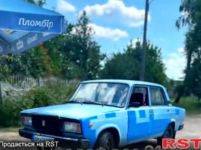 Синий ВАЗ 2107, объемом двигателя 1.5 л и пробегом 303 тыс. км за 550 $, фото 1 на Automoto.ua