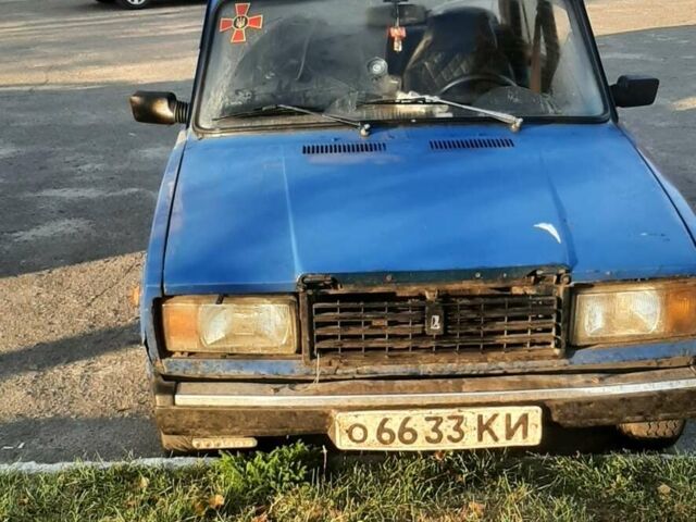 Синий ВАЗ 2107, объемом двигателя 0 л и пробегом 90 тыс. км за 448 $, фото 1 на Automoto.ua