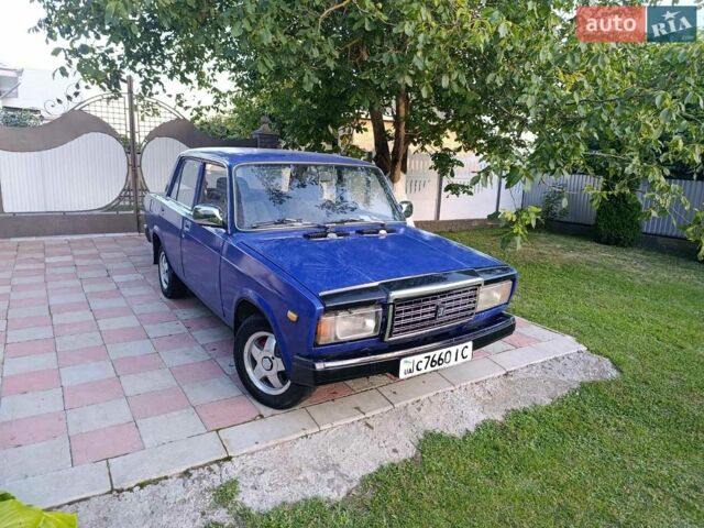 Синий ВАЗ 2107, объемом двигателя 1.5 л и пробегом 189 тыс. км за 450 $, фото 1 на Automoto.ua