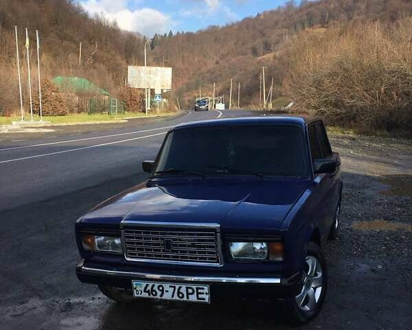 Синий ВАЗ 2107, объемом двигателя 1.5 л и пробегом 120 тыс. км за 999 $, фото 1 на Automoto.ua