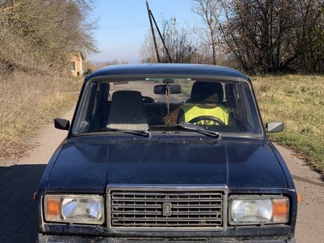 Синий ВАЗ 2107, объемом двигателя 1.5 л и пробегом 3 тыс. км за 650 $, фото 1 на Automoto.ua