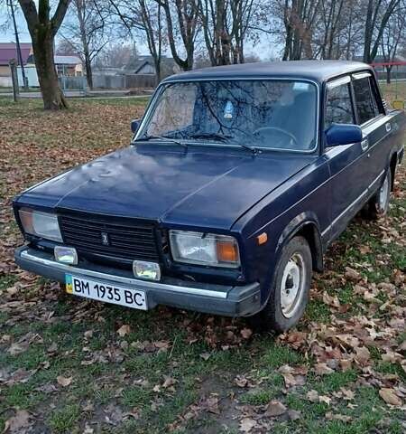 Синий ВАЗ 2107, объемом двигателя 1.45 л и пробегом 244 тыс. км за 800 $, фото 1 на Automoto.ua