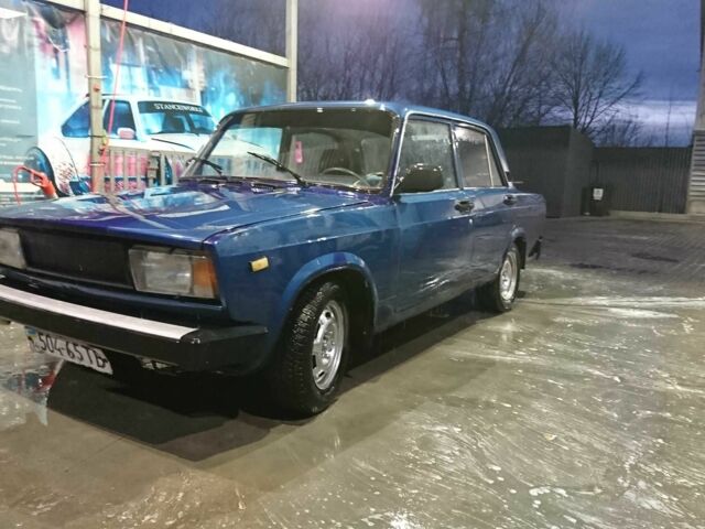 Синій ВАЗ 2107, об'ємом двигуна 0 л та пробігом 75 тис. км за 450 $, фото 1 на Automoto.ua