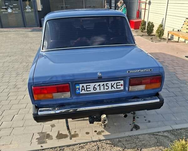 Синий ВАЗ 2107, объемом двигателя 1.5 л и пробегом 100 тыс. км за 1200 $, фото 1 на Automoto.ua