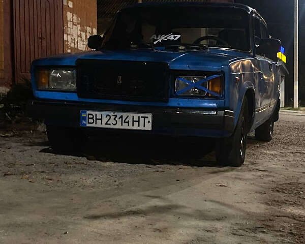 Синій ВАЗ 2107, об'ємом двигуна 1.3 л та пробігом 100 тис. км за 650 $, фото 1 на Automoto.ua