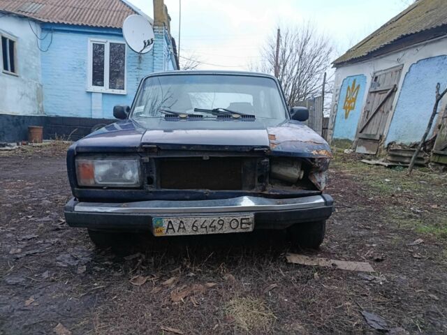 Синій ВАЗ 2107, об'ємом двигуна 1.3 л та пробігом 500 тис. км за 183 $, фото 1 на Automoto.ua