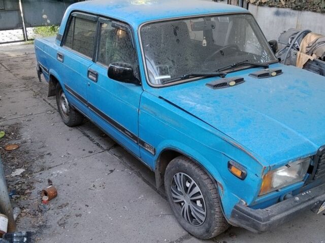 Синий ВАЗ 2107, объемом двигателя 2 л и пробегом 32 тыс. км за 511 $, фото 1 на Automoto.ua