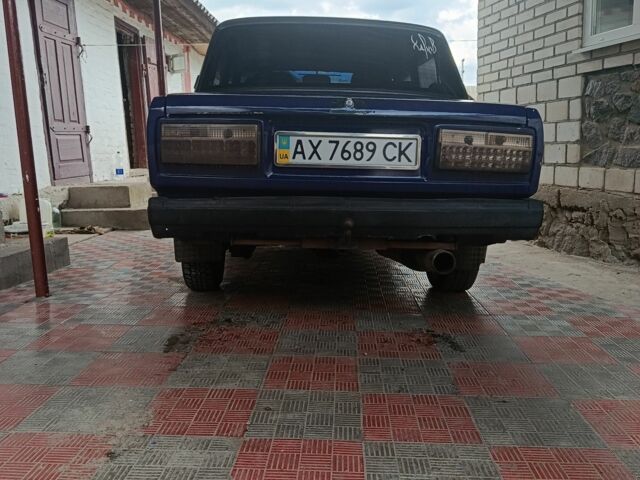 Синий ВАЗ 2107, объемом двигателя 6 л и пробегом 50 тыс. км за 895 $, фото 1 на Automoto.ua
