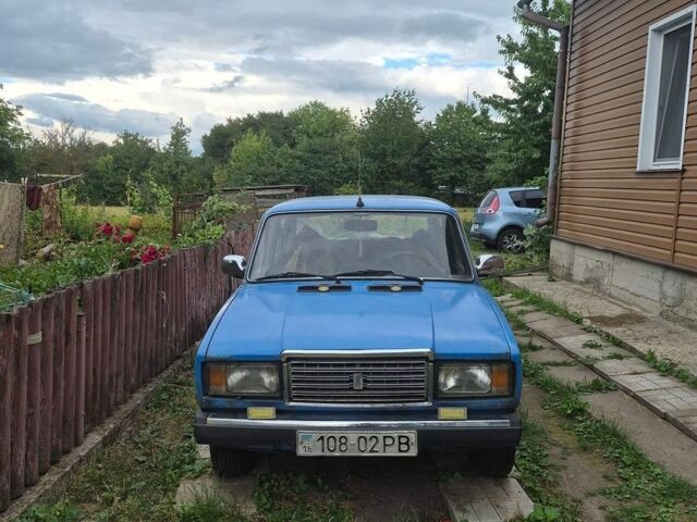 Синий ВАЗ 2107, объемом двигателя 0 л и пробегом 141 тыс. км за 900 $, фото 1 на Automoto.ua