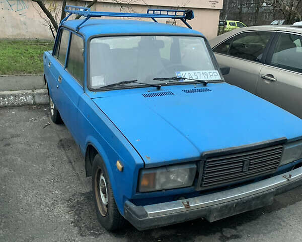 Синий ВАЗ 2107, объемом двигателя 1.45 л и пробегом 1 тыс. км за 600 $, фото 1 на Automoto.ua