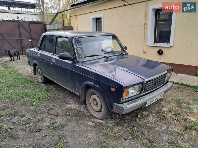 Синій ВАЗ 2107, об'ємом двигуна 1.45 л та пробігом 65 тис. км за 850 $, фото 1 на Automoto.ua