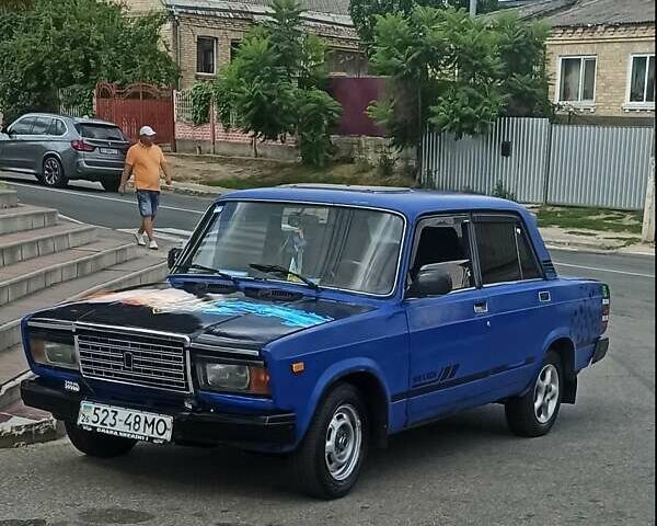 Синий ВАЗ 2107, объемом двигателя 0 л и пробегом 89 тыс. км за 850 $, фото 1 на Automoto.ua