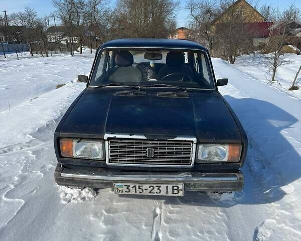 Синий ВАЗ 2107, объемом двигателя 1.5 л и пробегом 100 тыс. км за 444 $, фото 1 на Automoto.ua