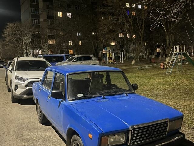 Синій ВАЗ 2107, об'ємом двигуна 1.5 л та пробігом 78 тис. км за 600 $, фото 1 на Automoto.ua