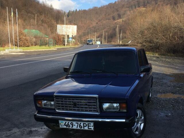 Синій ВАЗ 2107, об'ємом двигуна 1.5 л та пробігом 120 тис. км за 999 $, фото 1 на Automoto.ua
