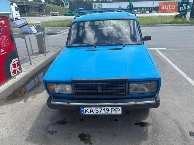 Синий ВАЗ 2107, объемом двигателя 1.45 л и пробегом 1 тыс. км за 500 $, фото 1 на Automoto.ua