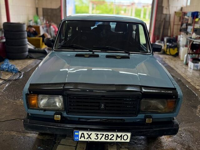 Синий ВАЗ 2107, объемом двигателя 1.5 л и пробегом 125 тыс. км за 950 $, фото 1 на Automoto.ua