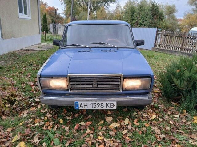 Синий ВАЗ 2107, объемом двигателя 1.5 л и пробегом 86 тыс. км за 490 $, фото 1 на Automoto.ua