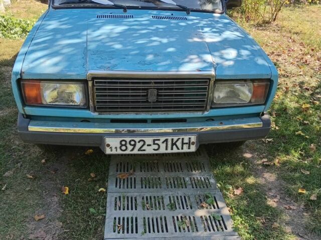 Синий ВАЗ 2107, объемом двигателя 1.5 л и пробегом 89 тыс. км за 583 $, фото 1 на Automoto.ua