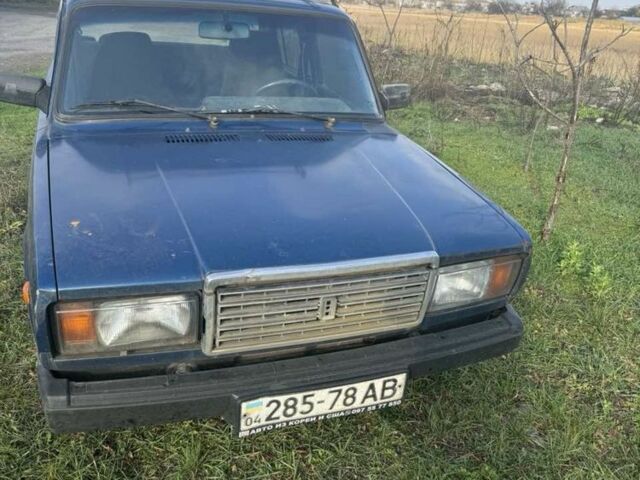 Синий ВАЗ 2107, объемом двигателя 1.5 л и пробегом 117 тыс. км за 641 $, фото 1 на Automoto.ua