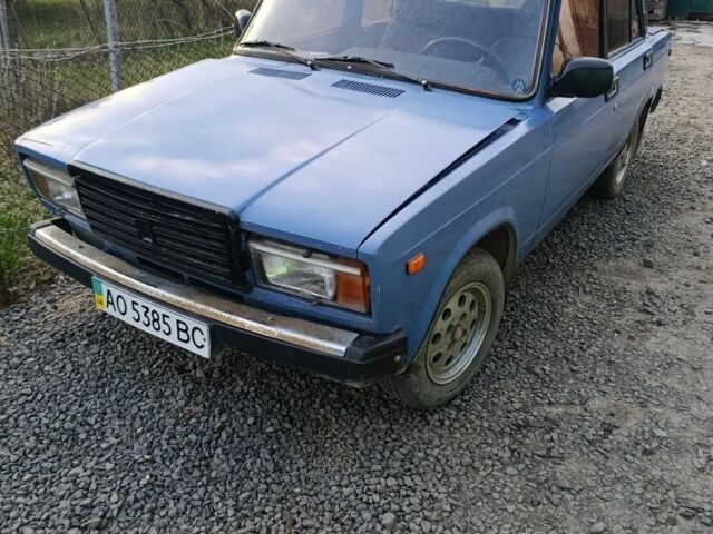 Синий ВАЗ 2107, объемом двигателя 1.5 л и пробегом 50 тыс. км за 500 $, фото 1 на Automoto.ua