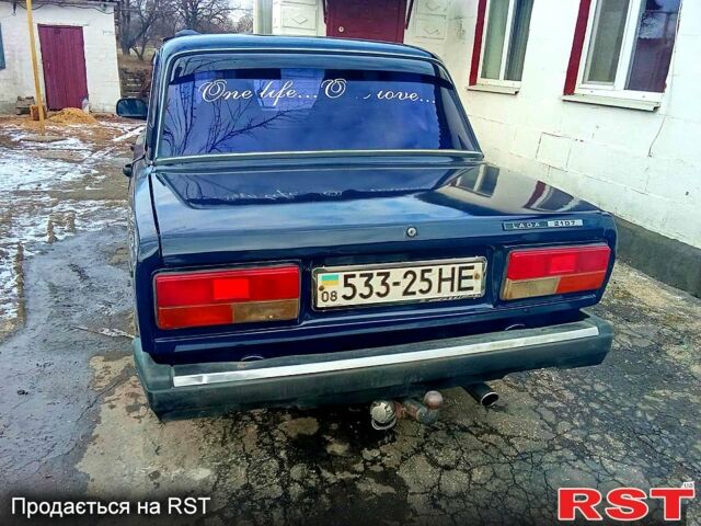 Синий ВАЗ 2107, объемом двигателя 1.5 л и пробегом 240 тыс. км за 790 $, фото 1 на Automoto.ua