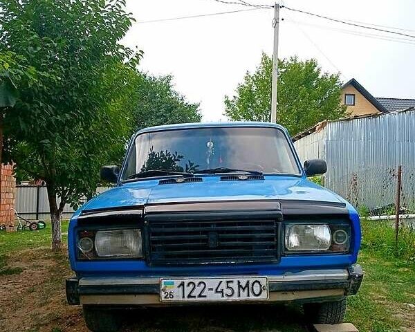 Синий ВАЗ 2107, объемом двигателя 1.5 л и пробегом 100 тыс. км за 550 $, фото 1 на Automoto.ua