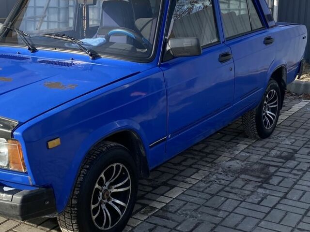 Синий ВАЗ 2107, объемом двигателя 1.3 л и пробегом 82 тыс. км за 550 $, фото 1 на Automoto.ua