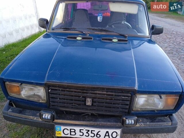Синий ВАЗ 2107, объемом двигателя 1.3 л и пробегом 100 тыс. км за 850 $, фото 1 на Automoto.ua