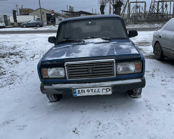 Синий ВАЗ 2107, объемом двигателя 1.5 л и пробегом 200 тыс. км за 799 $, фото 1 на Automoto.ua