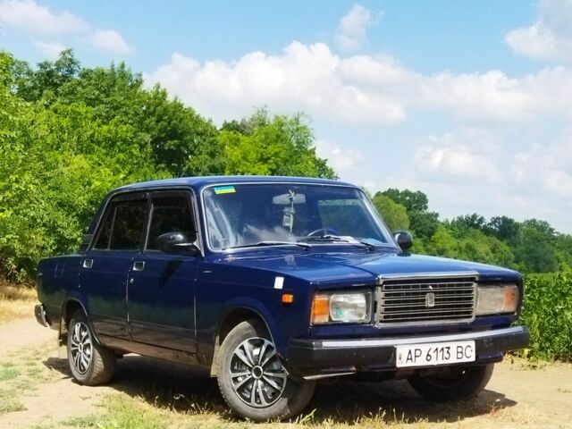 Синій ВАЗ 2107, об'ємом двигуна 1.5 л та пробігом 120 тис. км за 560 $, фото 1 на Automoto.ua