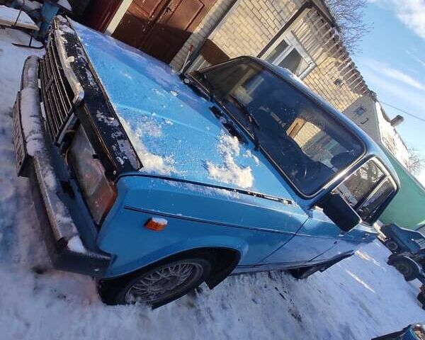 Синий ВАЗ 2107, объемом двигателя 1.6 л и пробегом 120 тыс. км за 775 $, фото 1 на Automoto.ua