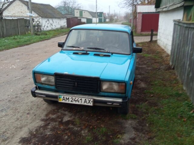 Синий ВАЗ 2107, объемом двигателя 0 л и пробегом 2 тыс. км за 450 $, фото 1 на Automoto.ua