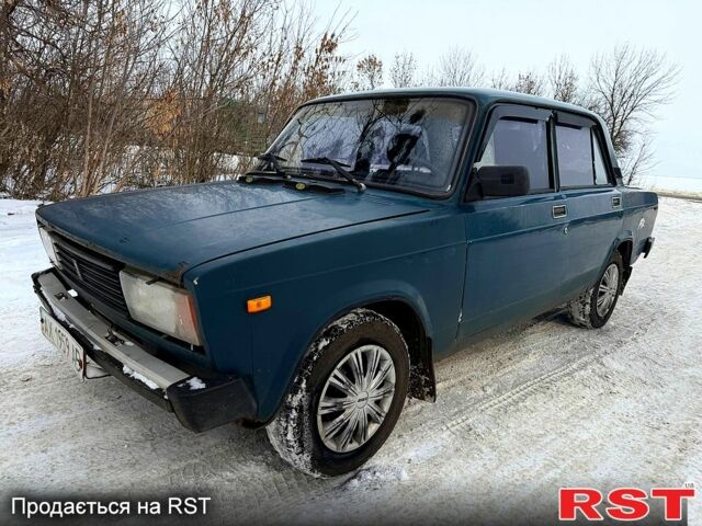 Синий ВАЗ 2107, объемом двигателя 1.5 л и пробегом 175 тыс. км за 750 $, фото 1 на Automoto.ua