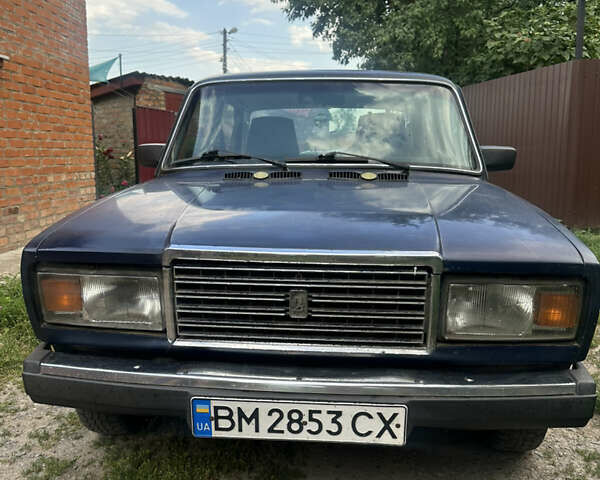 Синий ВАЗ 2107, объемом двигателя 1.45 л и пробегом 262 тыс. км за 1450 $, фото 1 на Automoto.ua
