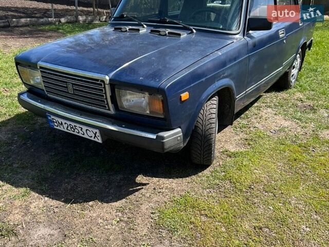 Синий ВАЗ 2107, объемом двигателя 1.45 л и пробегом 274 тыс. км за 1000 $, фото 1 на Automoto.ua