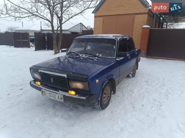 Синій ВАЗ 2107, об'ємом двигуна 1.5 л та пробігом 11 тис. км за 550 $, фото 1 на Automoto.ua