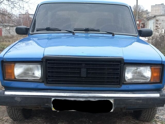 Синий ВАЗ 2107, объемом двигателя 1.5 л и пробегом 102 тыс. км за 711 $, фото 1 на Automoto.ua