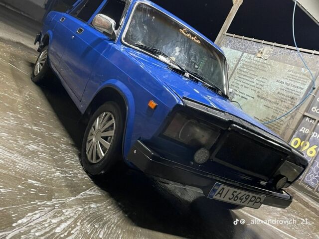 Синий ВАЗ 2107, объемом двигателя 1.5 л и пробегом 10 тыс. км за 809 $, фото 1 на Automoto.ua