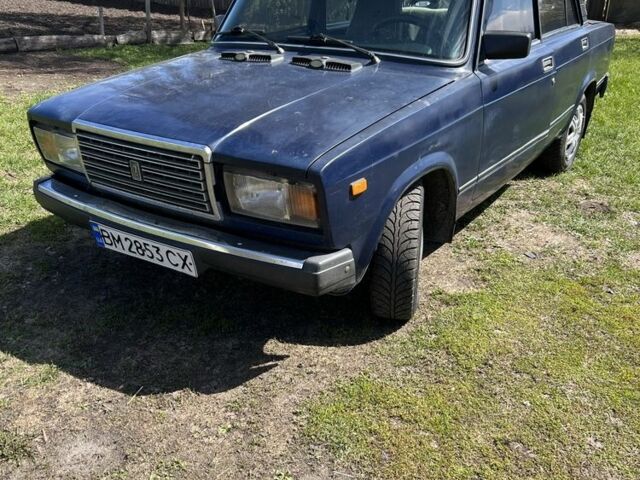 Синий ВАЗ 2107, объемом двигателя 1.5 л и пробегом 174 тыс. км за 1000 $, фото 1 на Automoto.ua