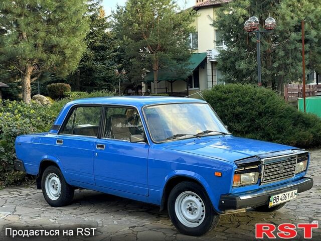 Синий ВАЗ 2107, объемом двигателя 1.5 л и пробегом 84 тыс. км за 1250 $, фото 1 на Automoto.ua