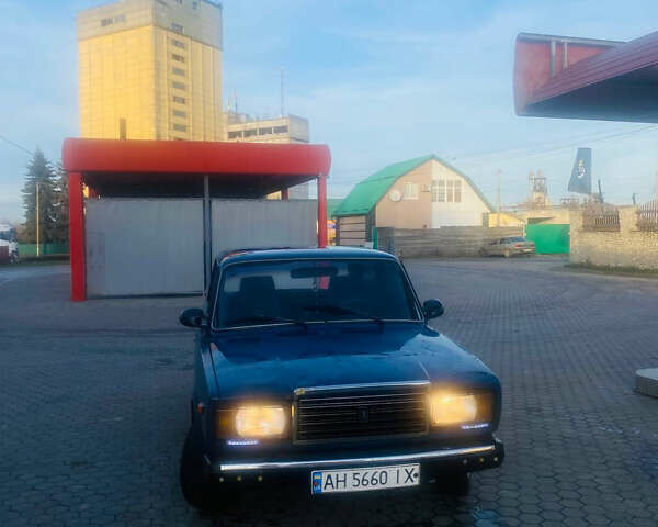Синій ВАЗ 2107, об'ємом двигуна 1.5 л та пробігом 19 тис. км за 750 $, фото 1 на Automoto.ua